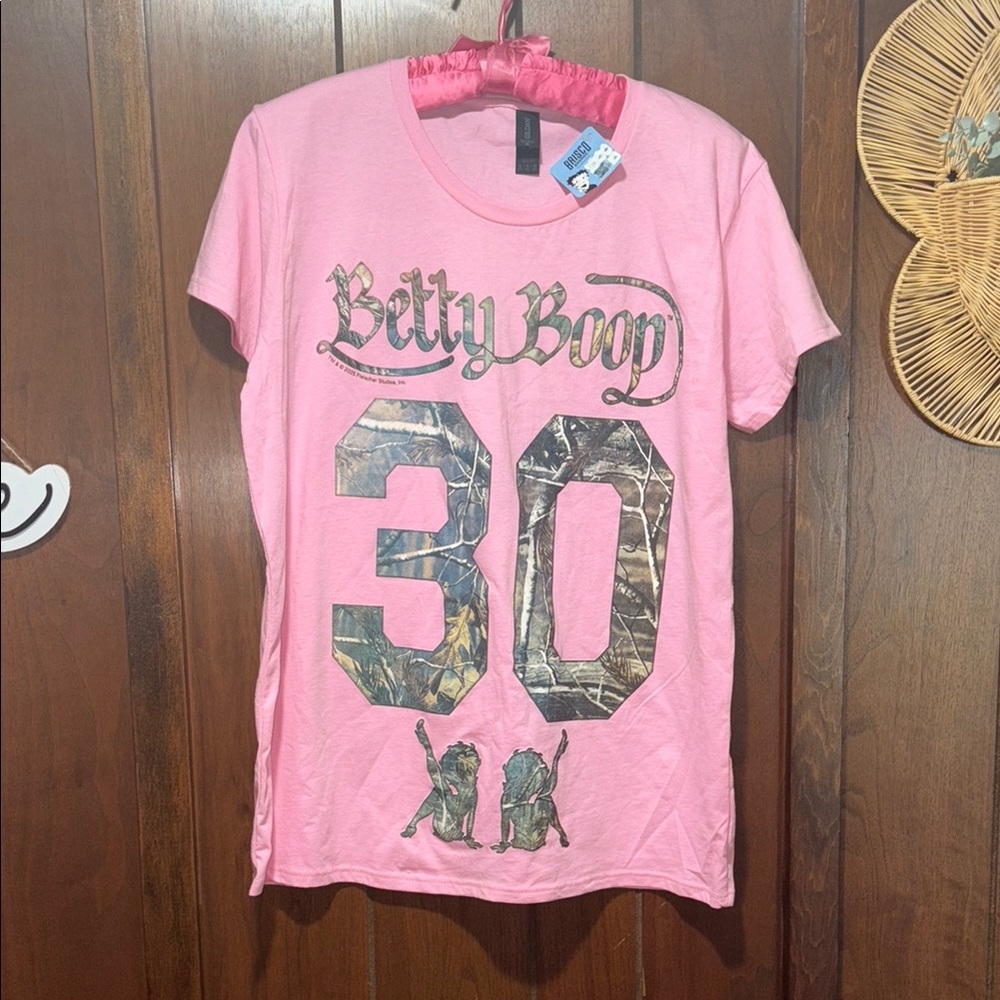 Betty Boop Pink Short Sleeve Tee